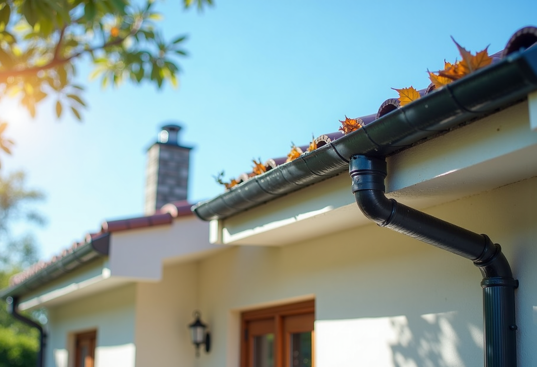 Cleared eavestrough